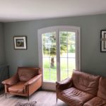 peinture mur plafond salon